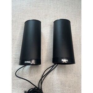 DELL AX210 0R125K 2.0 CHANNEL MULTIMEDIA STEREO SPEAKER SYSTEM USB POWERED